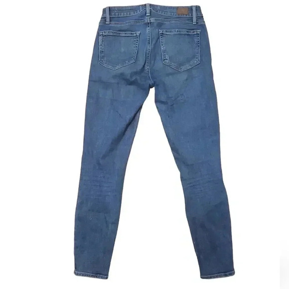 Paige Verdugo Mid Rise Skinny Distressed Ankle Size 27 - Picture 3 of 6